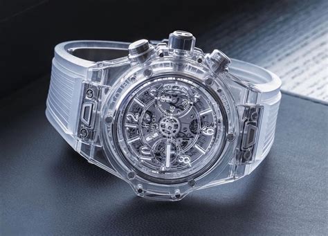 hublot see through watch